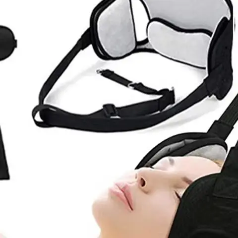 

Cervical Neck Tractor Adjustable Cervical Spine Traction Belt Stretch Neck Massager Chiropractic Correction Device Pain Relief
