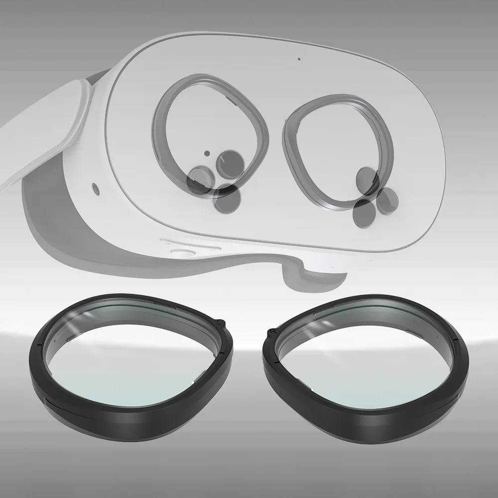 Custom Optical Lenses for Quest 2/Quest 3S – Three-Magnet Frame Design for Meta Quest 3S Lens cover VR Gaming Accessories