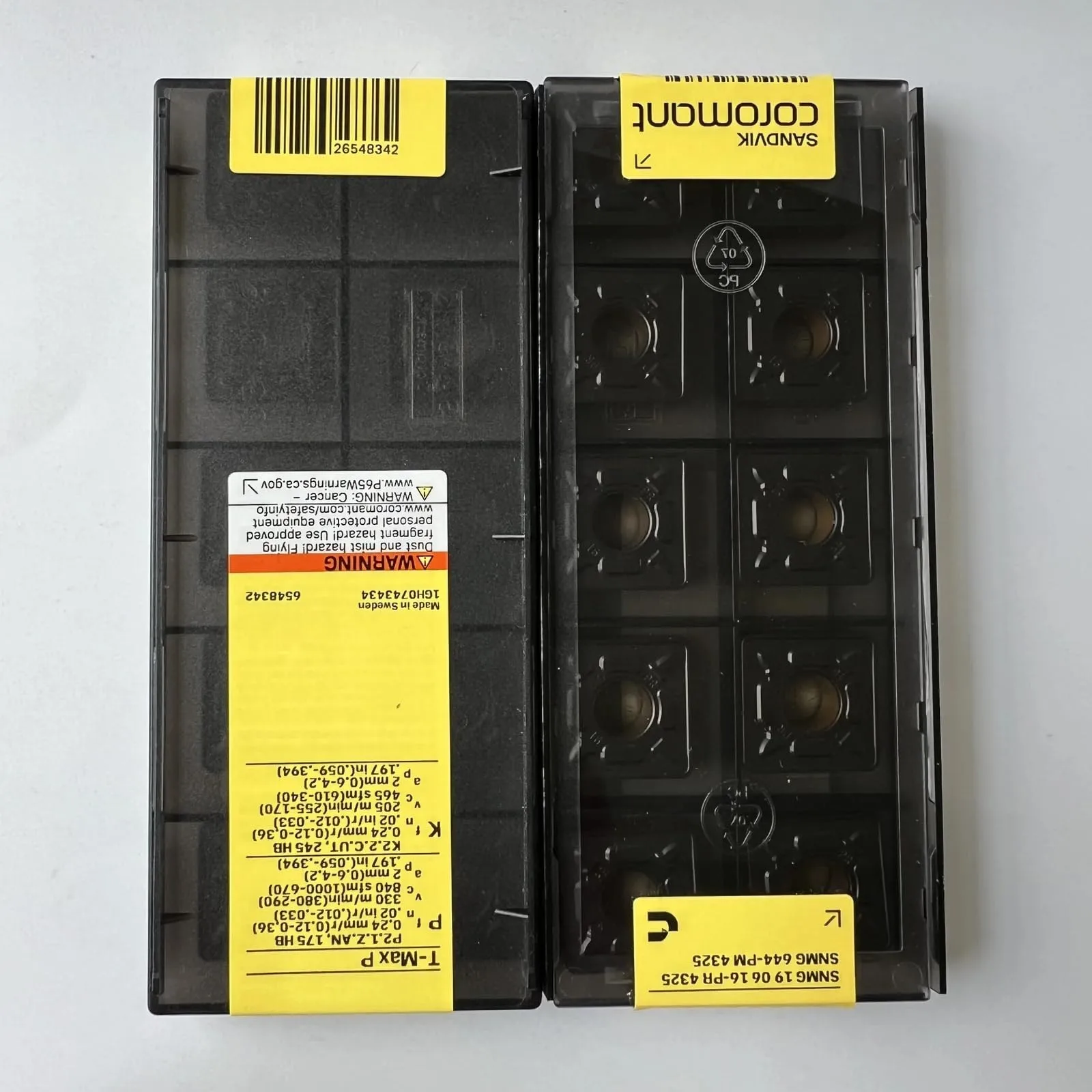 

Original SANDVIK / SNMG190616-PR 4325 / Hard alloy CNC Blade 10 Pcs