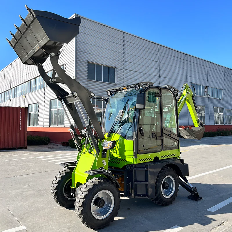 Mini Loader Backhoe Cina Kustom Laris Manis, Backhoe Murah, Wheel Loader Backhoe, Backhoe Loader