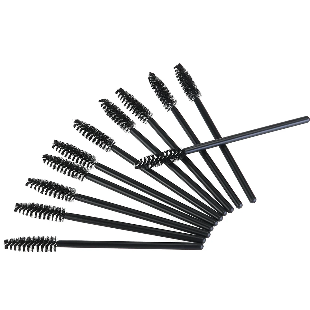 50 قطعة من عصي الماسكارا للاستعمال مرة واحدة، أداة توزيع فرشاة الرموش لخالي من التثبيت وتجعيد الرموش في استخدام الصالون المنزلي