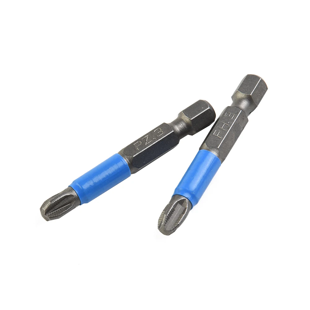 

Set Screwdriver Bit 50mm Length 6Pcs/Set High Snap Magnetic PH1/PZ1/PH2/PZ2/PH3/PZ3 Parts Wear Resistance Brand New