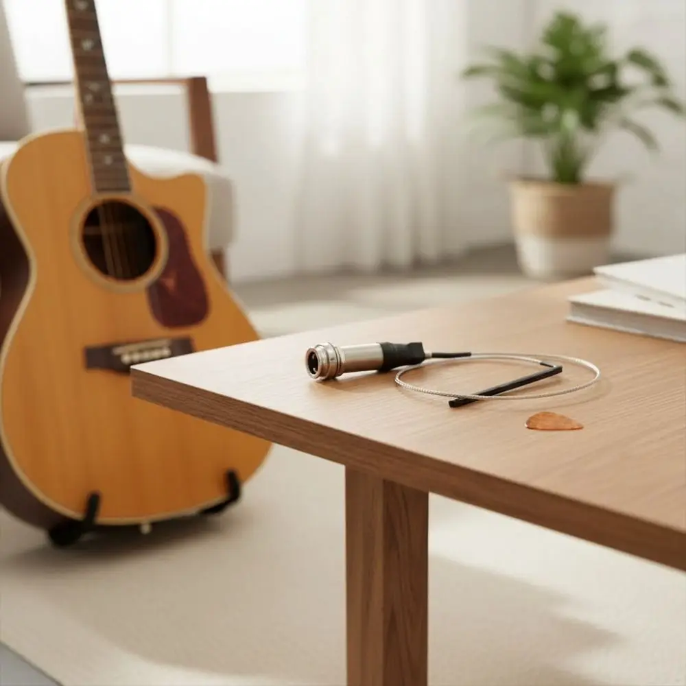 6.35mm End Pin Jack​ ​Folk Guitar Pickup​ ​Endpin Jack Harness​ ​Under Saddle Piezo Pickup​ ​Guitar Pick-up​