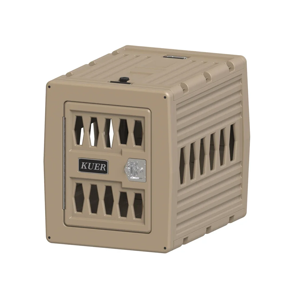 Transport Cage Plastic Rotomolded Portable Travel Pet Big Dog Consignment Box Kennel Cage Indoor