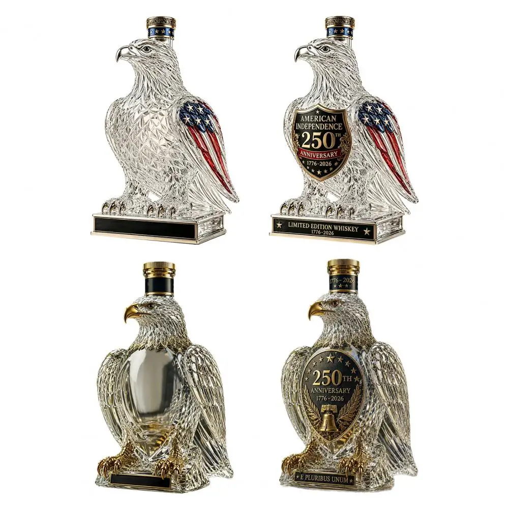 

Eagle Liquor Decanter Dad Husband Glass Whiskey Decanter Bottle Exquisite Eagle Liquor Bottle Home Decoration Father's Day Gifts