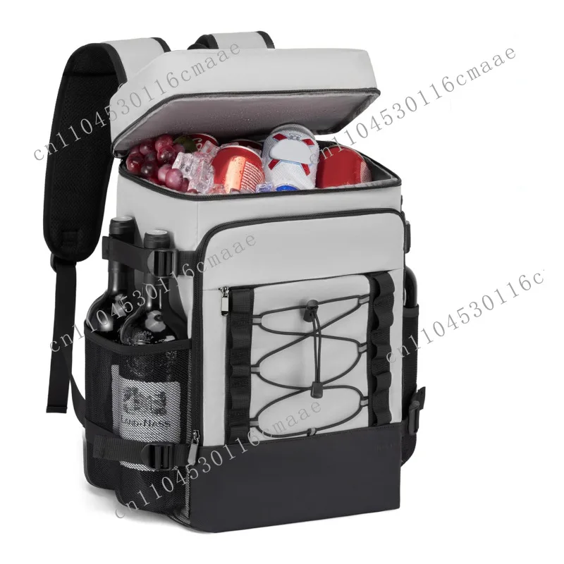 New Double Shoulder Refrigerated Backpack Oxford Cloth Cooler for Men and Women with 2 Leak-proof Compartments Cold