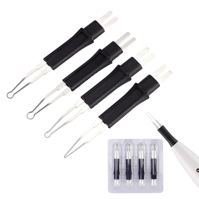 4pcs/Box Dental Heated Gutta Cutter Tips Removable Tooth Gum Gutta Percha Cutting Dentist Tools