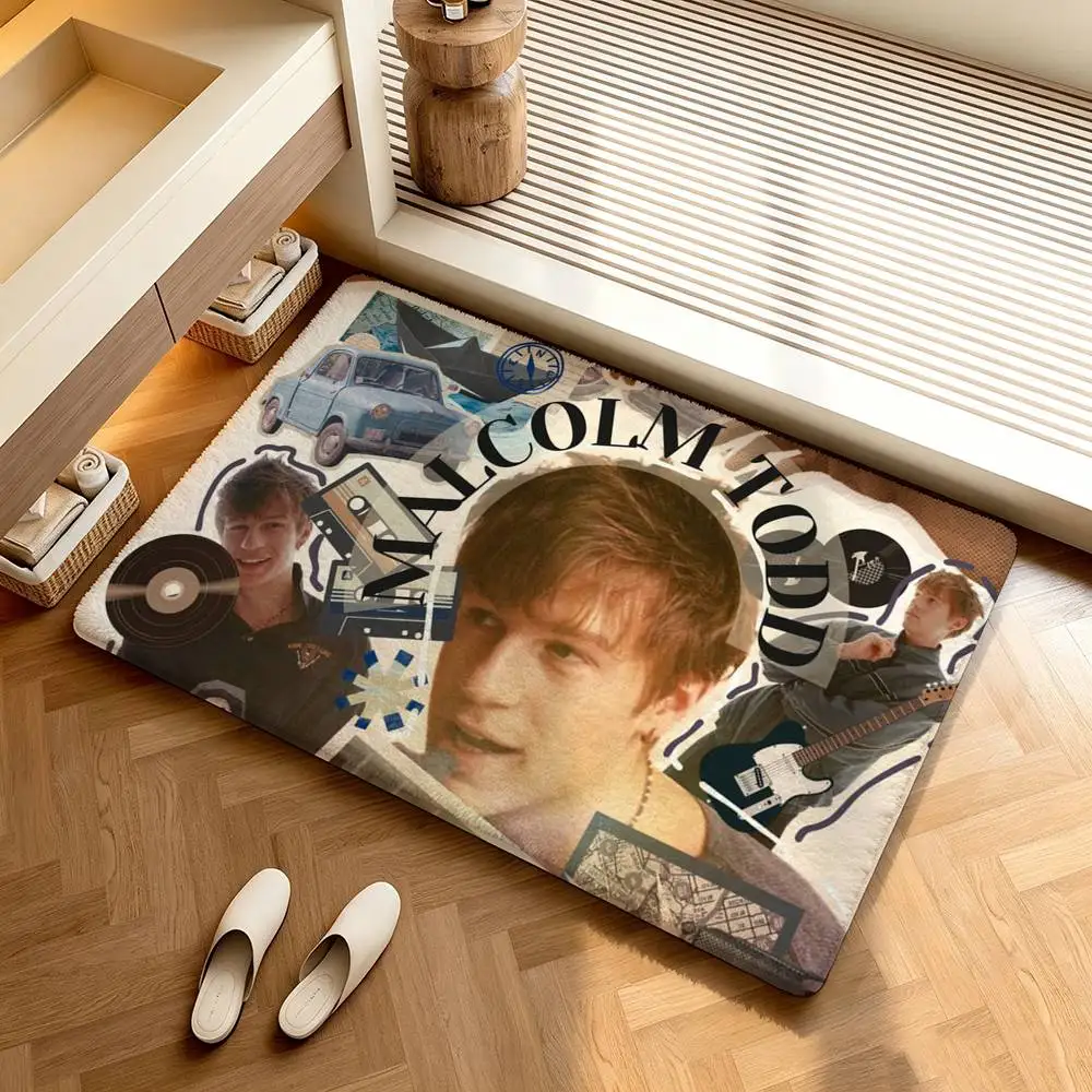 SINGER Malcom todd  Shower Room Absorbent Small Floor Mat Soft Comfortable Decorative Foot Mat