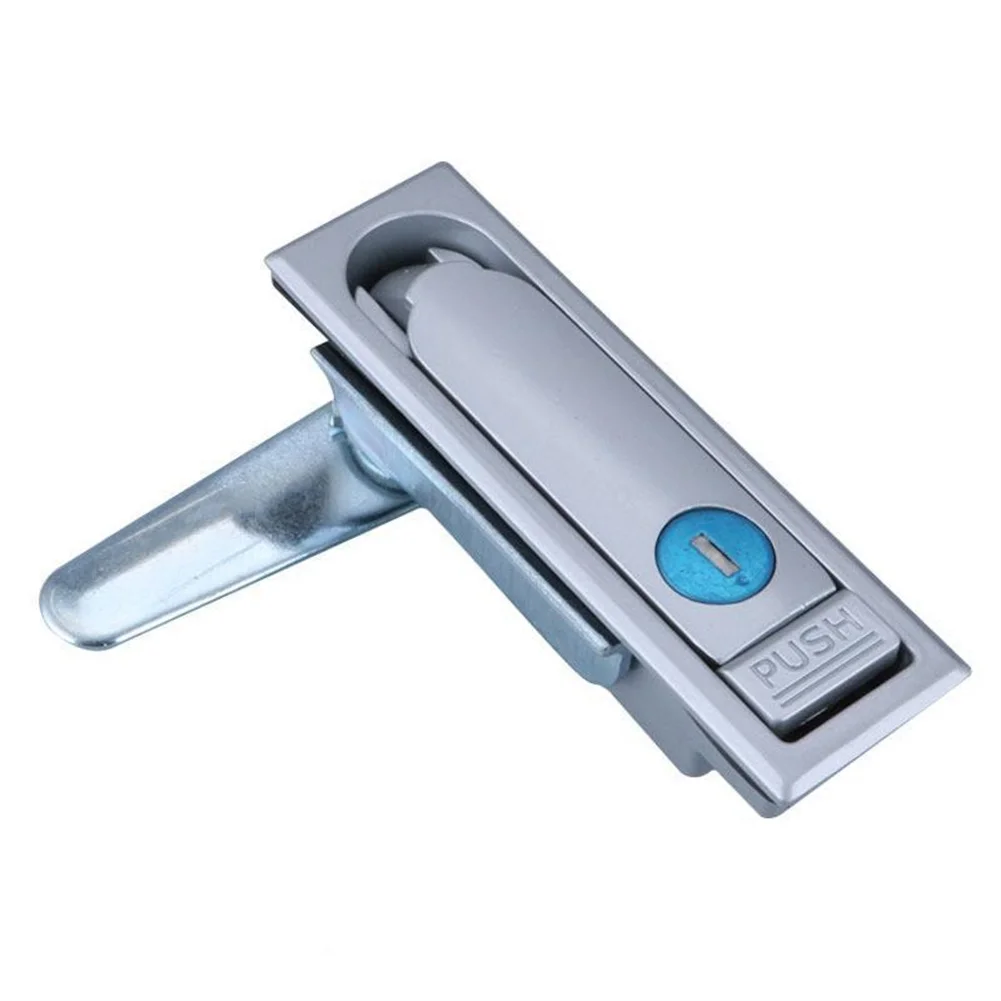 Zinc Alloy Flat Panel Lock for Electrical Cabinets Control Boxes and Industrial Enclosures Mount Design 132x33.5mm