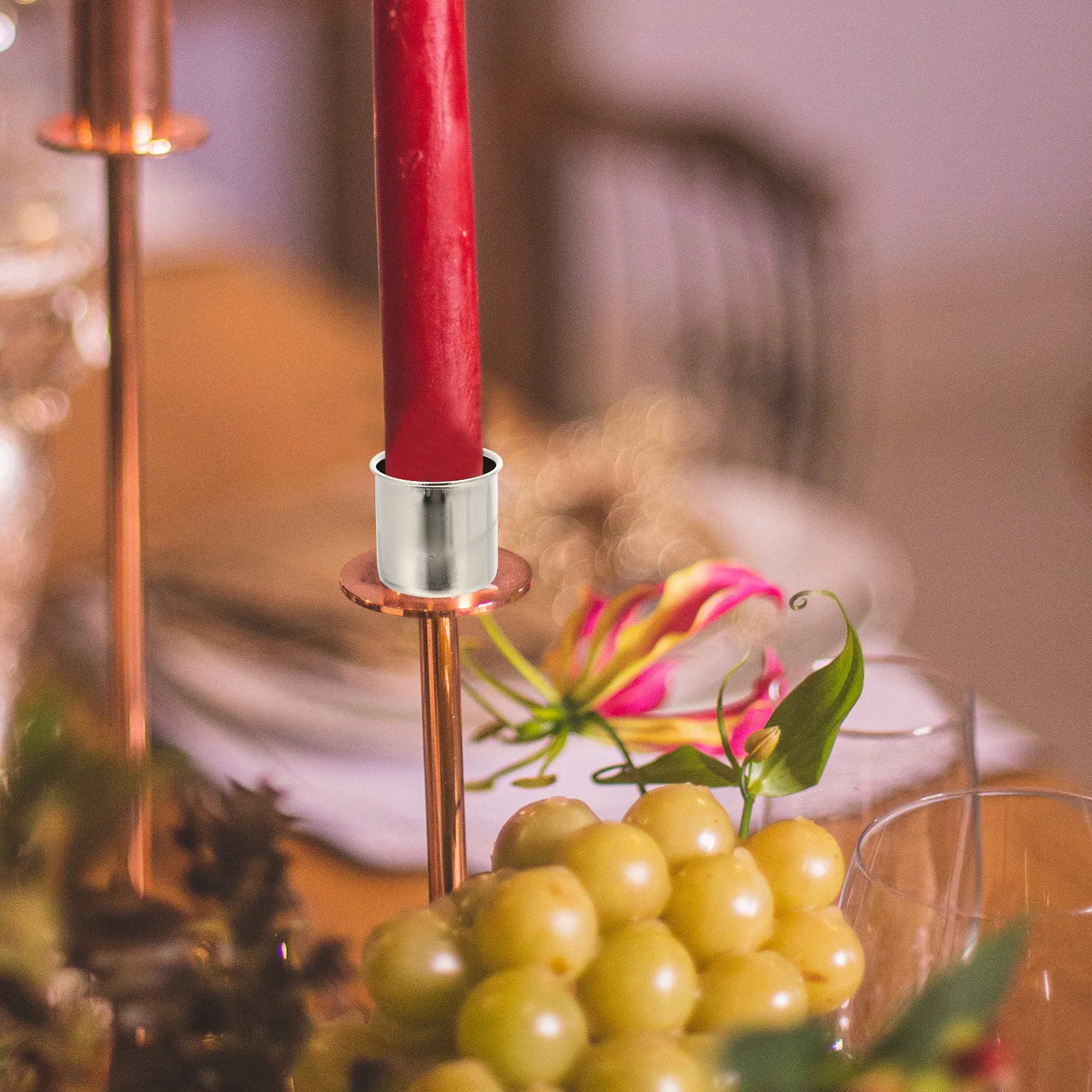 

10 шт. железных декоративных подставок для воска, для украшения свадебных столов, простые, элегантные, многоразовые