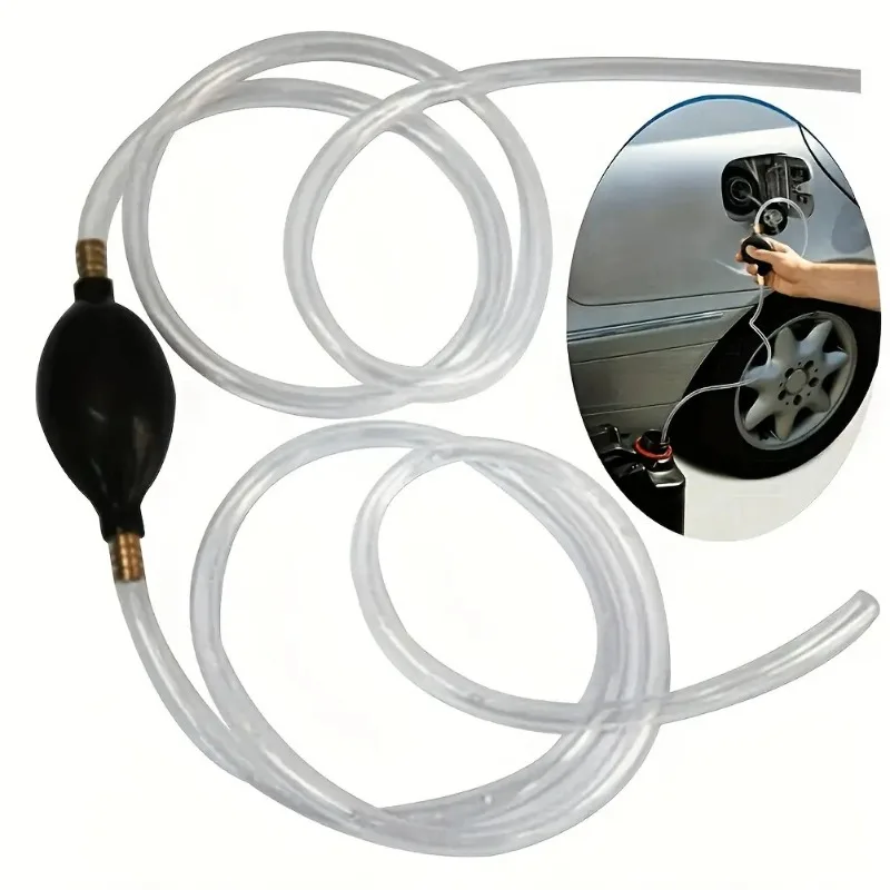 2PCS/SET Multipurpose Portable Suction Pump with Flexible PVC Hose, Essential Tool for Aquarium Water Change