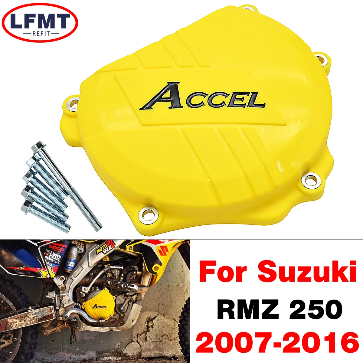 

Motorcycle Accessories Clutch Guard Cover Protector For Suzuki RMZ250 250RMZ RMZ 250 RM Z250 2007 2008 2009 2010 2011 2012-2016