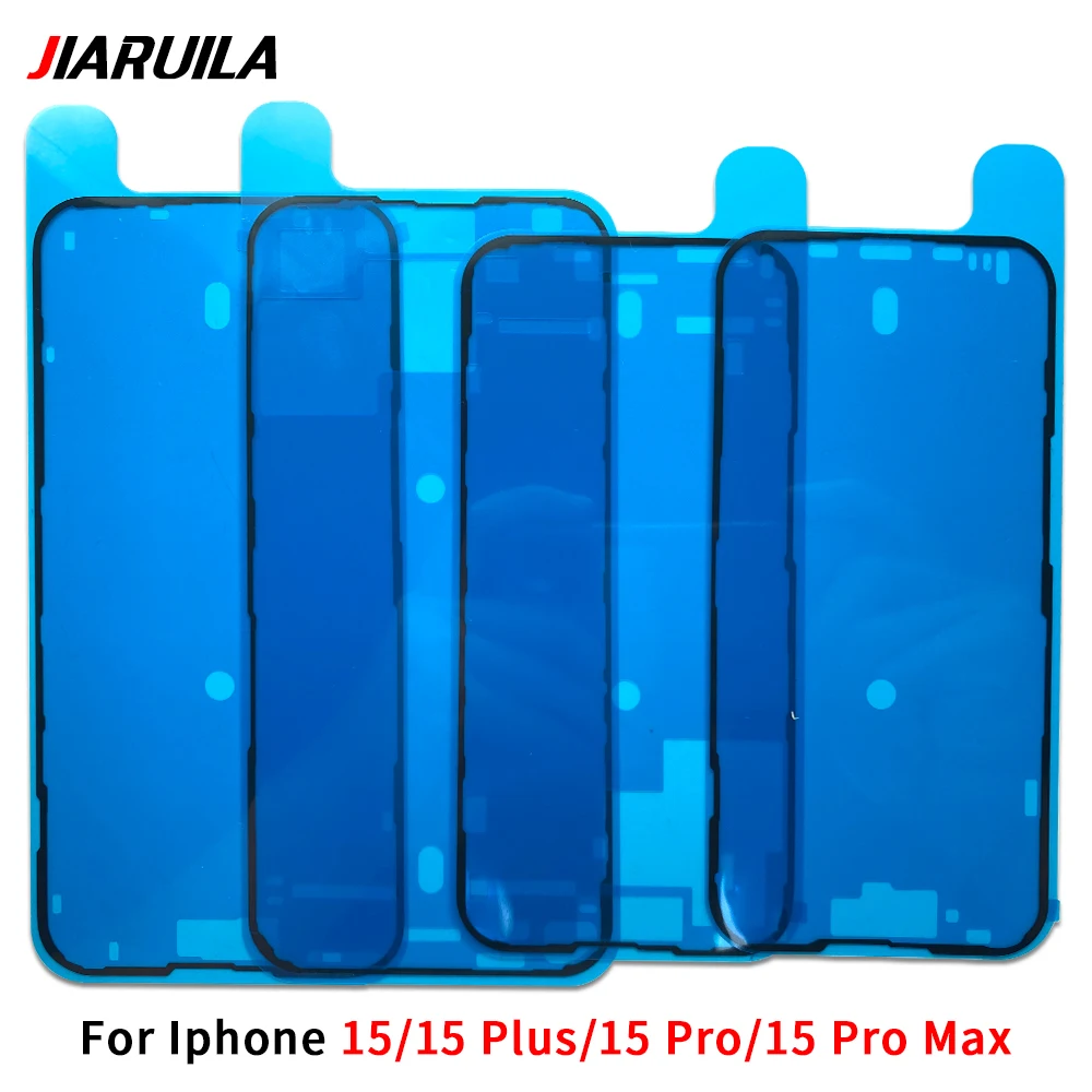 2pcs Back Cover Side Waterproof Seal Sticker For Iphone 15 Pro Max / For IPhone Plus Front LCD Adhesive