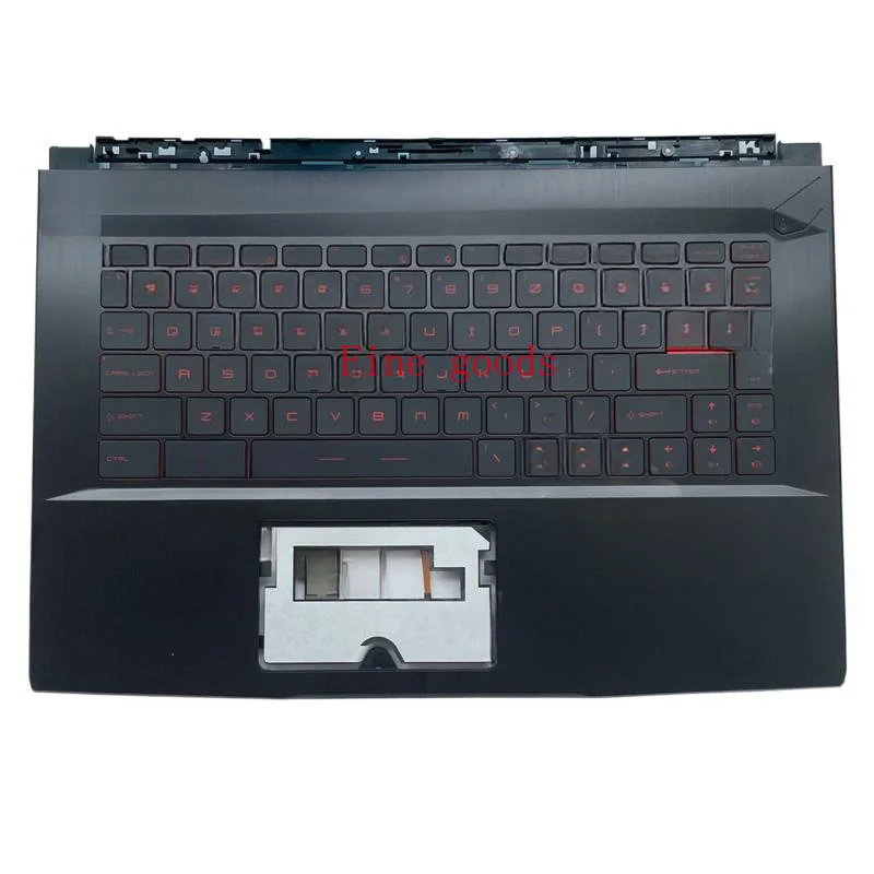 

For MSI GF65 9SD 9SE 10SD Palmrest Upper Case Backlit KeyboardMS-16W1