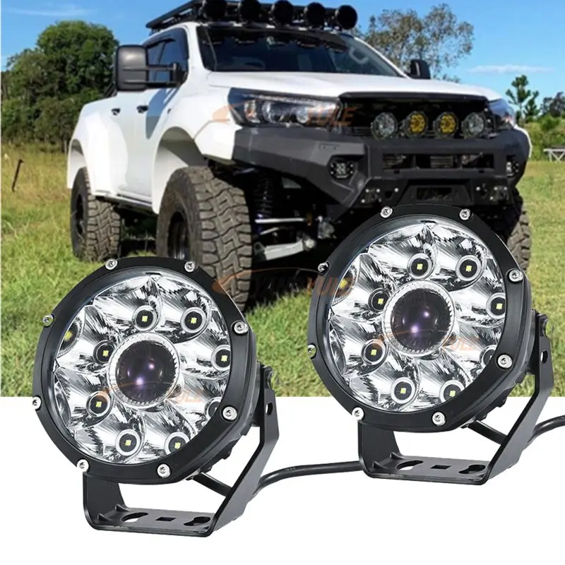 

7 Inch 120W Offroad LED Work Light Bar 4x4 4WD ATV SUV UTV Tractor Truck LED Light For 4WD 4x4 Truck Offroad ATV SUV Car 9-30V