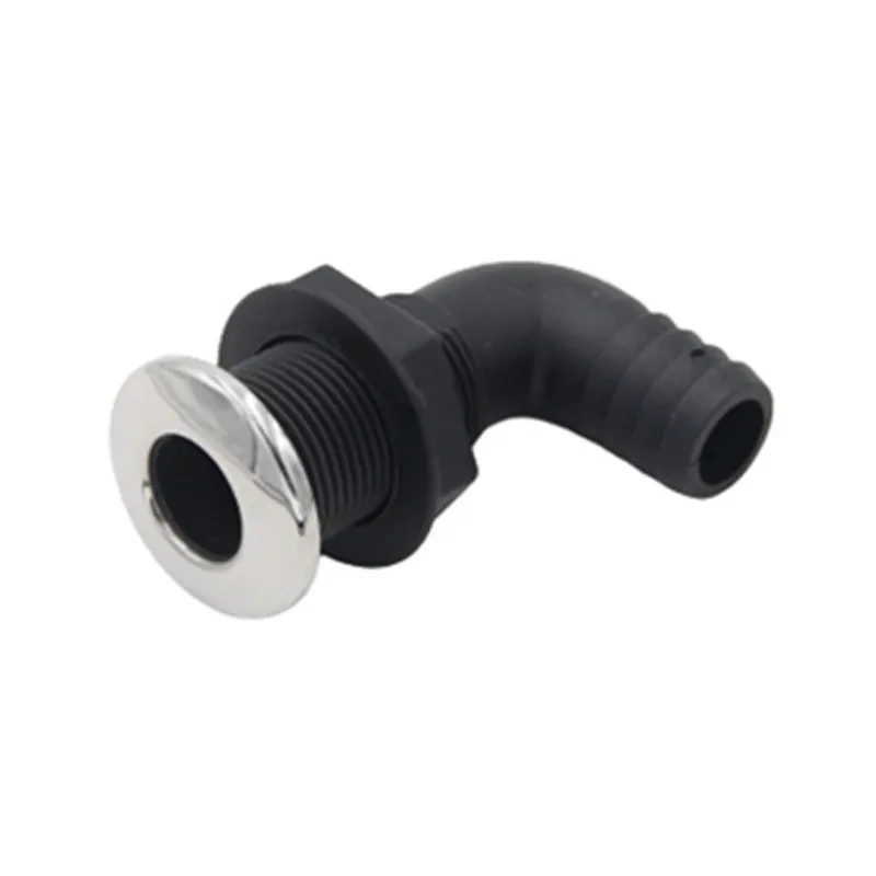 Nylon Water Outlet, Plastic Water  3/4 Inch Multi-specification Outer Diameter Elbow Water Outlet, Marine Hardware Accessories