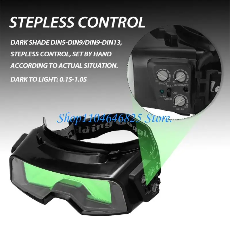 

Multiple Application Welding Goggles Auto Darken Technology Great Visibility