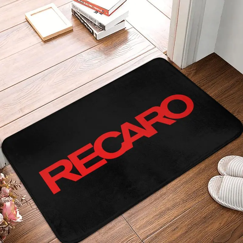 Recaros Logo Door Floor Kitchen Bathroom Mats Anti-Slip Outdoor Doormat Garden Entrance Rug Carpet Footpad