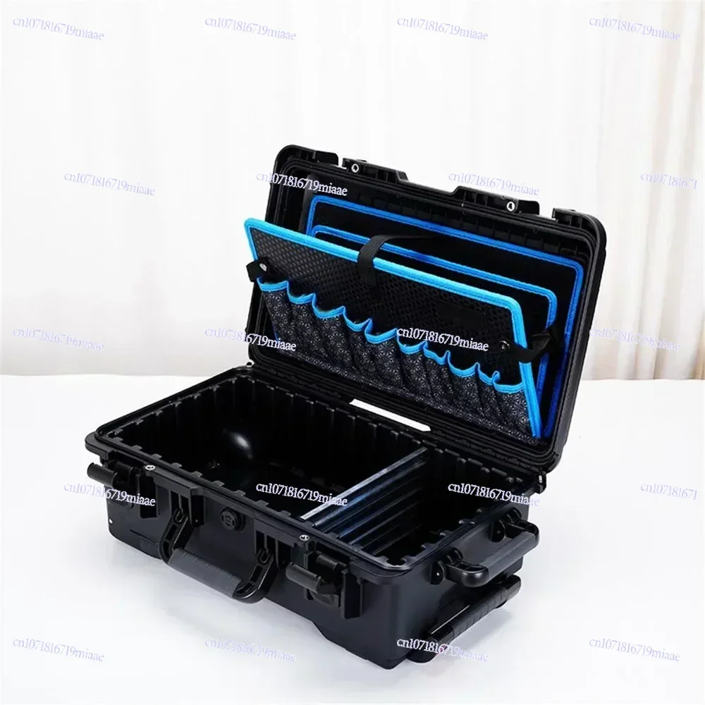 

Pull Rod Toolbox Household Multifunctional Hardware Tool Storage Box Industrial Grade Large Size Anti Drop Waterproof