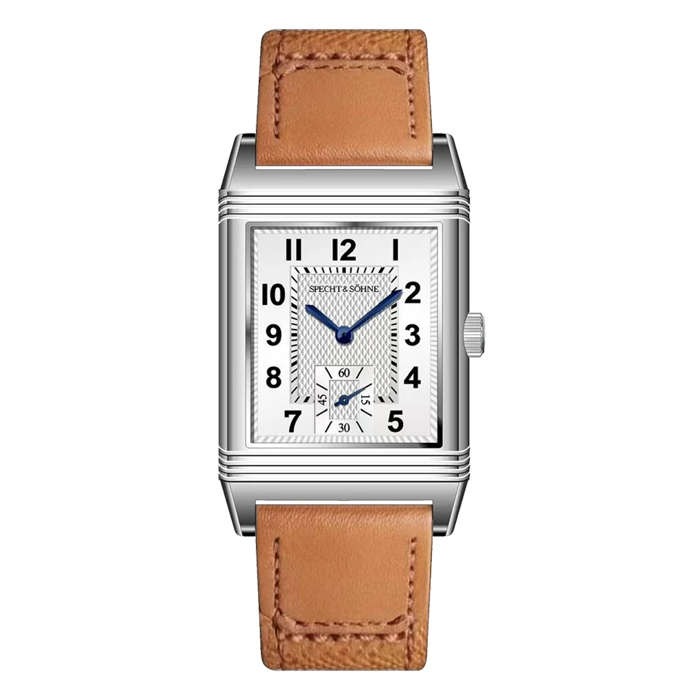 2026 Neue Versionen Specht & Söhne Overturn Square Watch Herrenuhren Ultradünnes Quarzwerk Casual Herrenuhr Reloj Hombre 25,5MM
