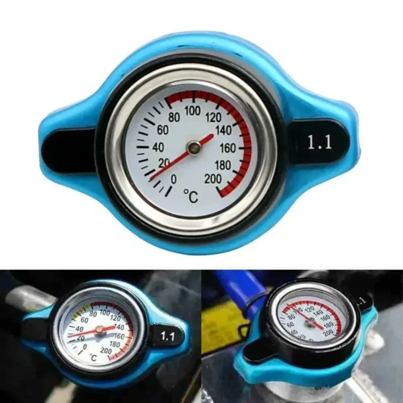 Thermo Radiator Cap Gauge Water / 0.9 Safe with Bar /1.3 1.1 Car Motorcycle Styling Spec Temperature Cover Utility Tank