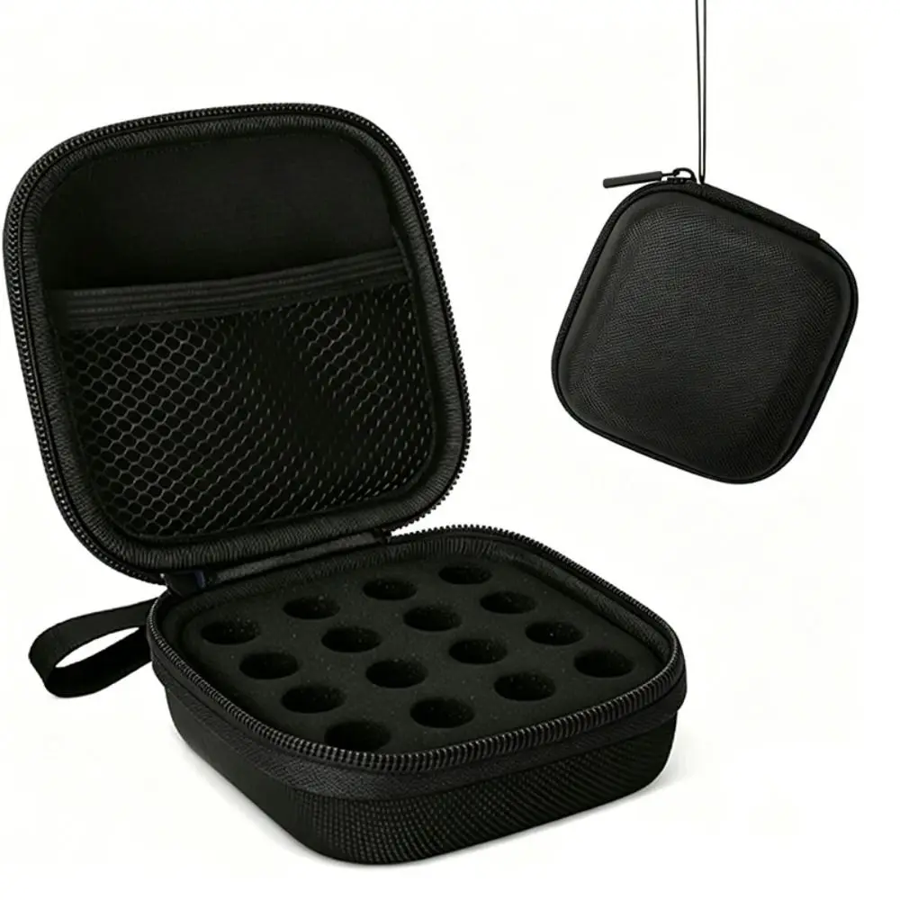 3ML Insulin Vial Storage Case 16 Slots Waterproof Essential Oils Carrying Box Wear-resistant Shockproof Insulin Organizer