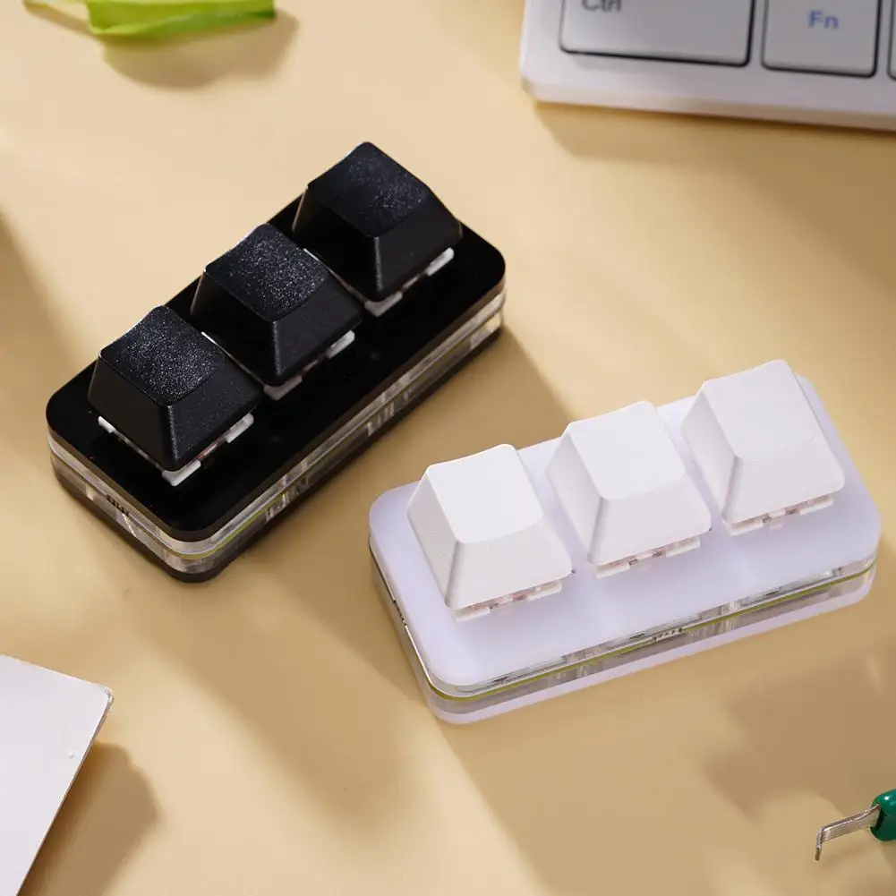 OSU Custom Mini Keypad USB 3 Keys Programming Macro Keyboard Copy Paste Cut HID Mechanical Keyboard For Photoshop Gaming