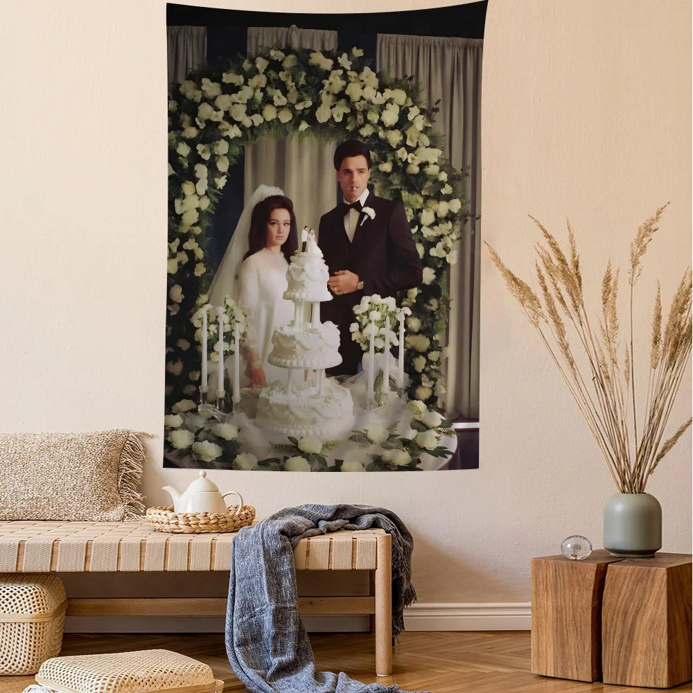 

Priscilla Sofia Coppola 2023 Printed Large Wall Tapestry Art Science Fiction Room Home Decor Decor Blanket