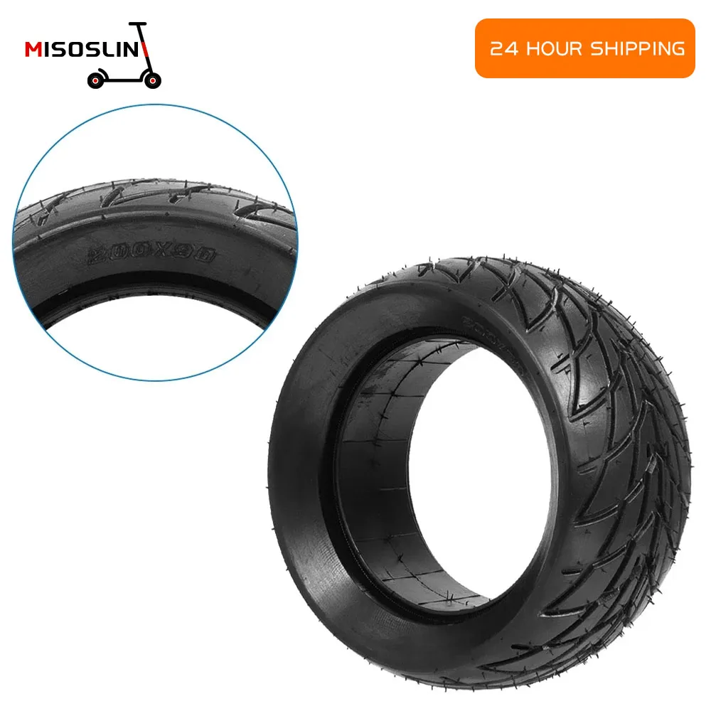 8 Inch Explosion-proof Non-inflatable Tire For ZERO 8X SPEEDUAL E-Scooter 200X90 Rubber Anti-slip Front Rear Replacement Tyre