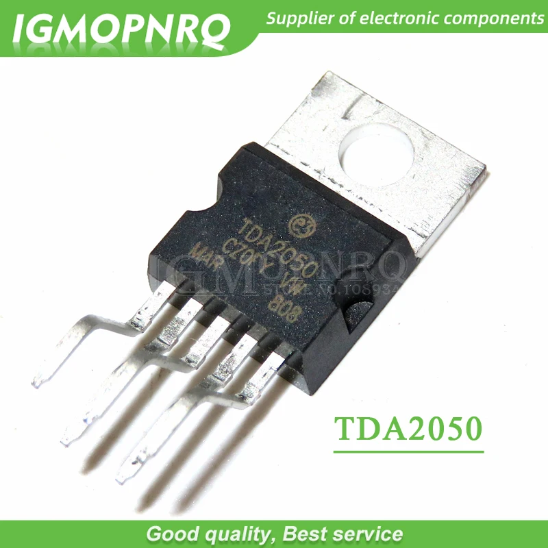 10PCS TDA2050 TO-220-5 IC Audio  Amplifier New Original Free Shipping