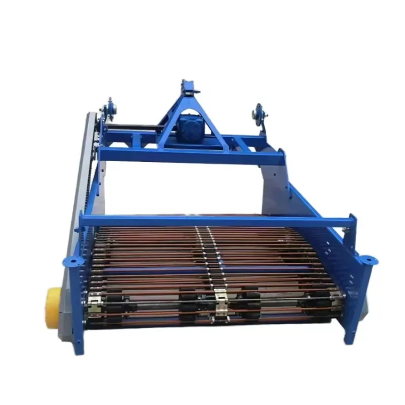 Tractor Mounted Potato Digger Double Row Potato Harvester 3 Point Linkage Potato Harvest Machine