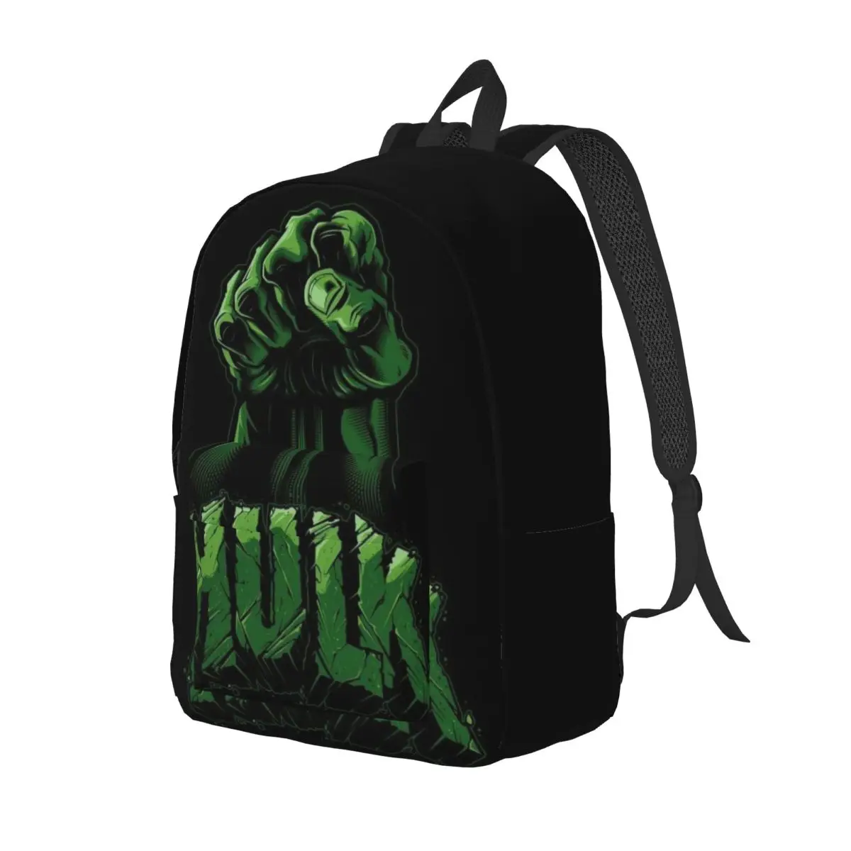 Custom 3D Print Superhero Canvas Backpacks for Boys Girls Hulk College School Travel Bags Men Women Bookbag Fits 15 Inch Laptop