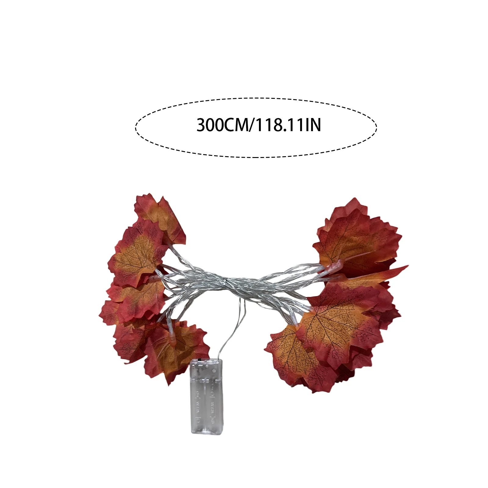 1 حزمة سقوط زينة مابل ليف أضواء جارلاند أضواء بطارية تعمل سقوط يترك جارلاند مع ضوء الخريف الحصاد الخفيفة