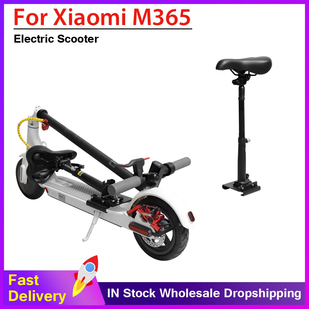 

Electric Scooter Height Adjustable Saddle for Xiaomi M365 Foldable Shock-Absorbing Folding Seat Chair Shock Seat Post Parts