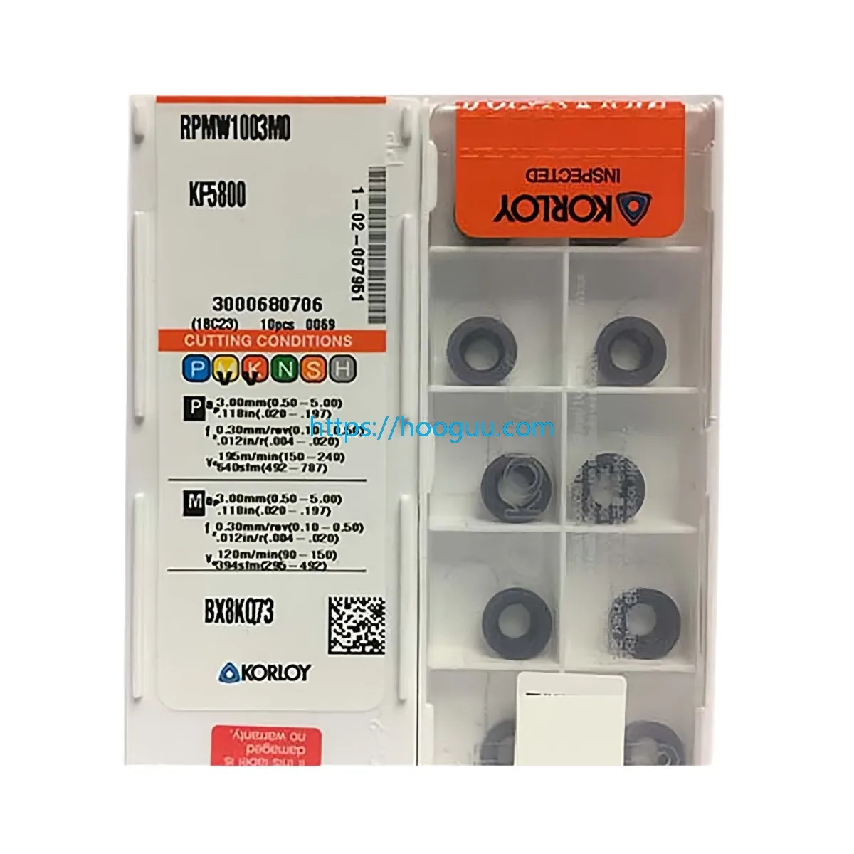 Carbide Round Milling Insert RPMW1003‑A10 RPMW1003‑MO RPMW1003‑MOS Fit EMR EMRW TRS Tool Holder CNC Parts