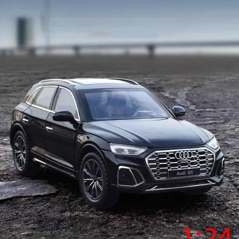 

Модель автомобиля Audi Q5 1:24 из сплава, внедорожник, литый под давлением Металлический Игрушечный Автомобиль, коллекционная Игрушечная машина для мальчиков, имитация тянущегося автомобиля, подарок для ребенка