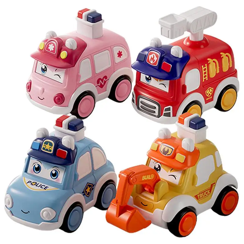 

Kids Toys Cartoon Toy Car Mini Excavator Engineering Car Toys Baby Toys Children Friction Pullback Cars For Toddlers Boys Girls