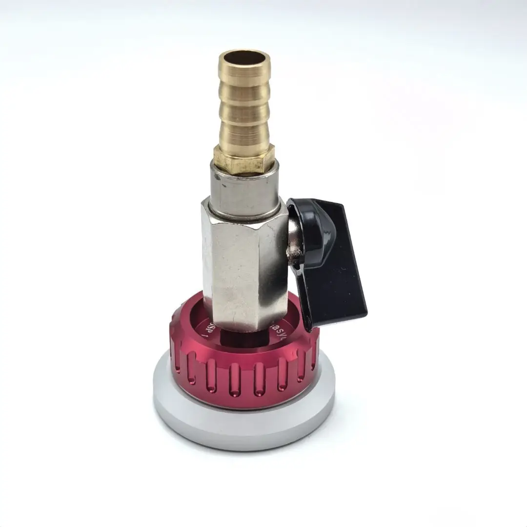 

Vacuum valve nozzle self sealing metal Reusable Vacuum Bag Connector for Prepreg Vacuum Process Carbon fiber resin infusion