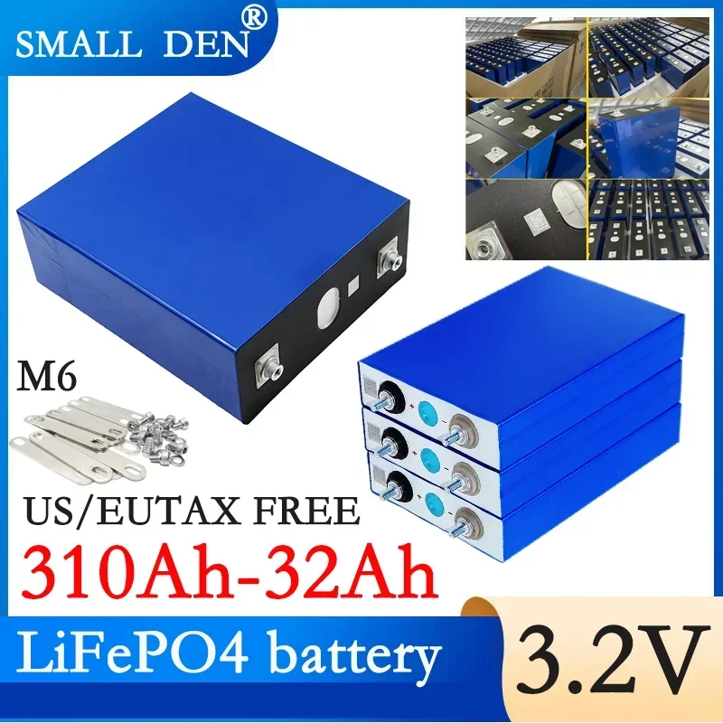 

New 3.2V 310Ah 320Ah 105A 32Ah Lifepo4 battery 3C high-power lithium iron phosphate DIY12v 24V electric vehicle RV solar energy