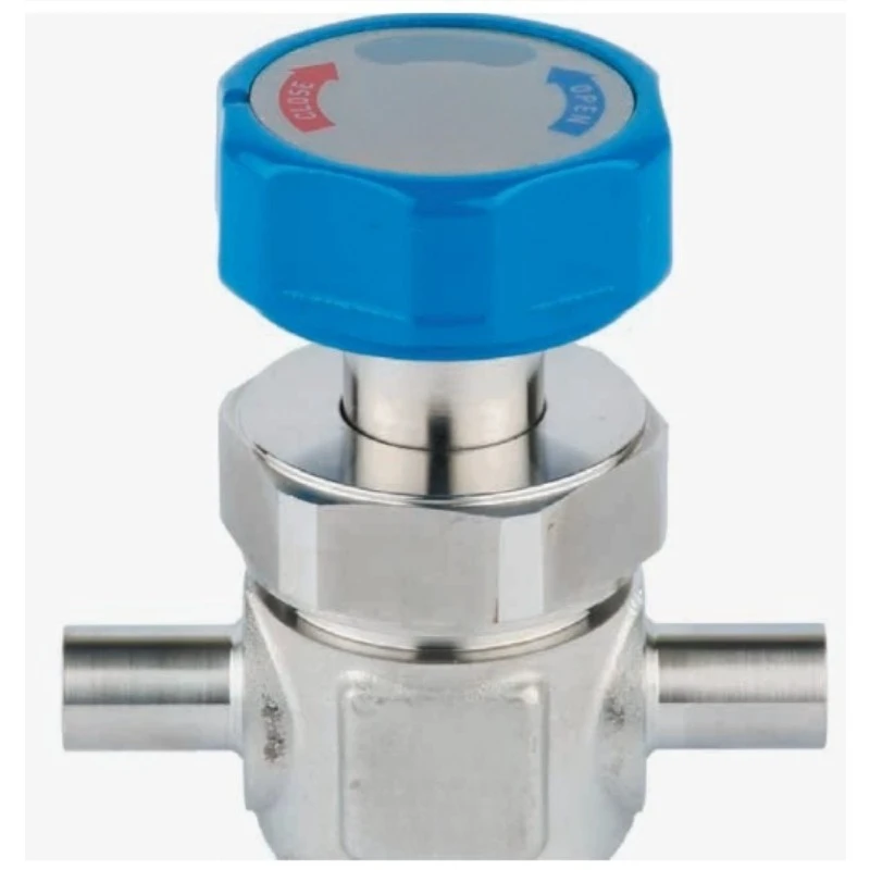 Manual Diaphragm Valve, Stainless Steel Gas Pressure Regulator Valve for High Low Pressure