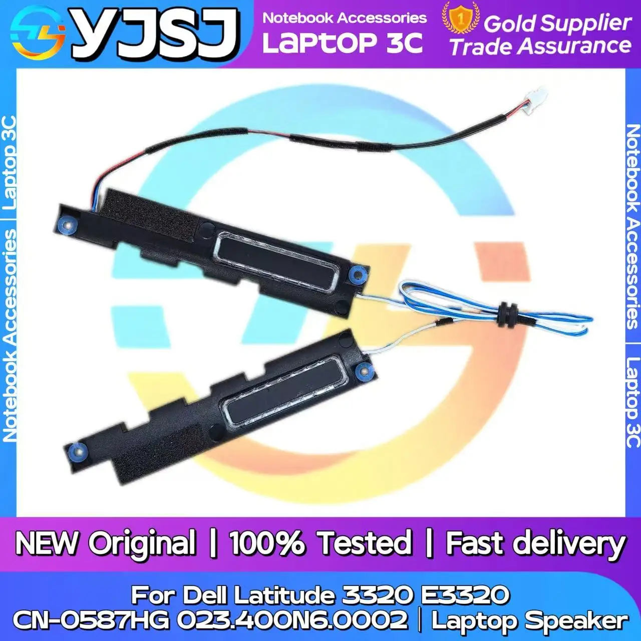 

Новый оригинальный аудиодинамик для ноутбука Dell Latitude 3320 E3320, встроенный динамик, звуковой сигнал CN-0587HG 023.400N6.0002