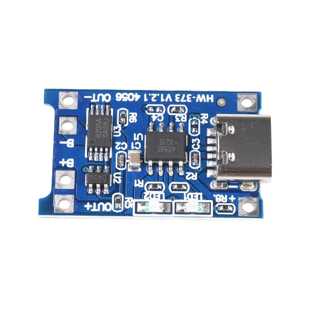 TP4056 Typ-C USB 5V 1A 18650 Lithium-Batterie-Ladegerät TP4056 Modul Ladeplatine mit Schutzfunktion Doppelfunktion 1A Li-Ion – Detail 4