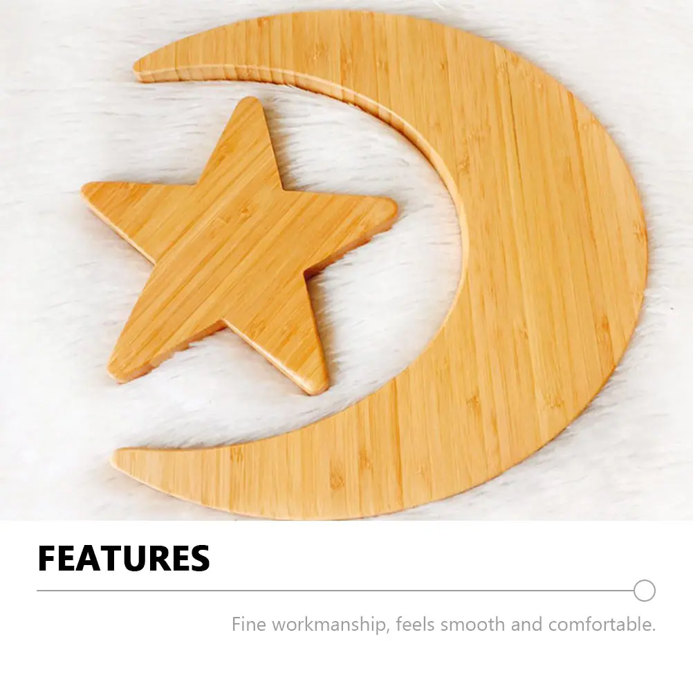Bamboo Dried Fruit Plate 30x28x2cm Star Sushi Tray Restaurant Decorative Dish Food Serving