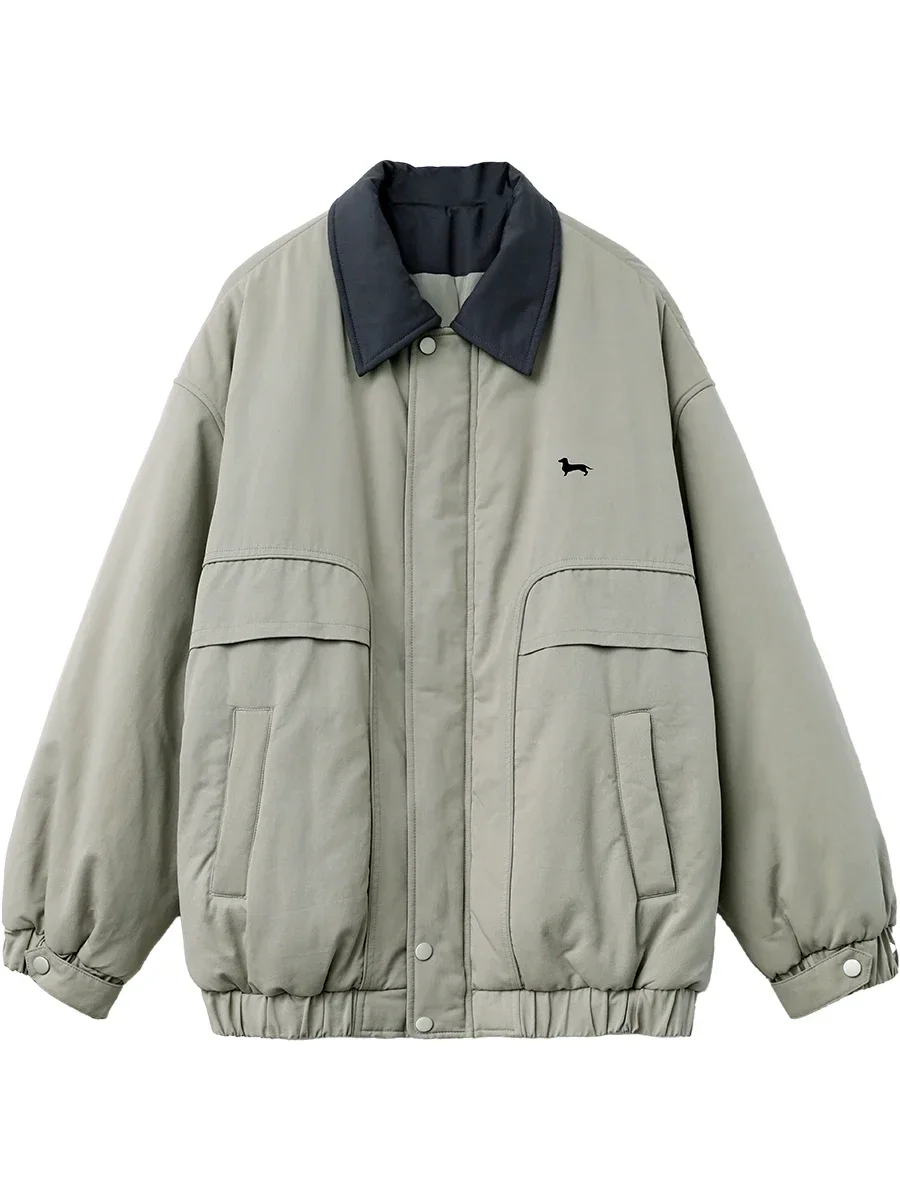CHIC VEN Fashion Women Jacket Solid Loose Casual Cotton Thick Warm Jackets Female Coat Workwear Autumn Winter 2024