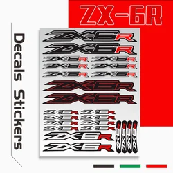 zx6r High Quality Motorcycle Body Reflective Waterproof Stickers Shock Absorber Fuel Tank Sign Decal Accessories For ZX-6R ZX 6R