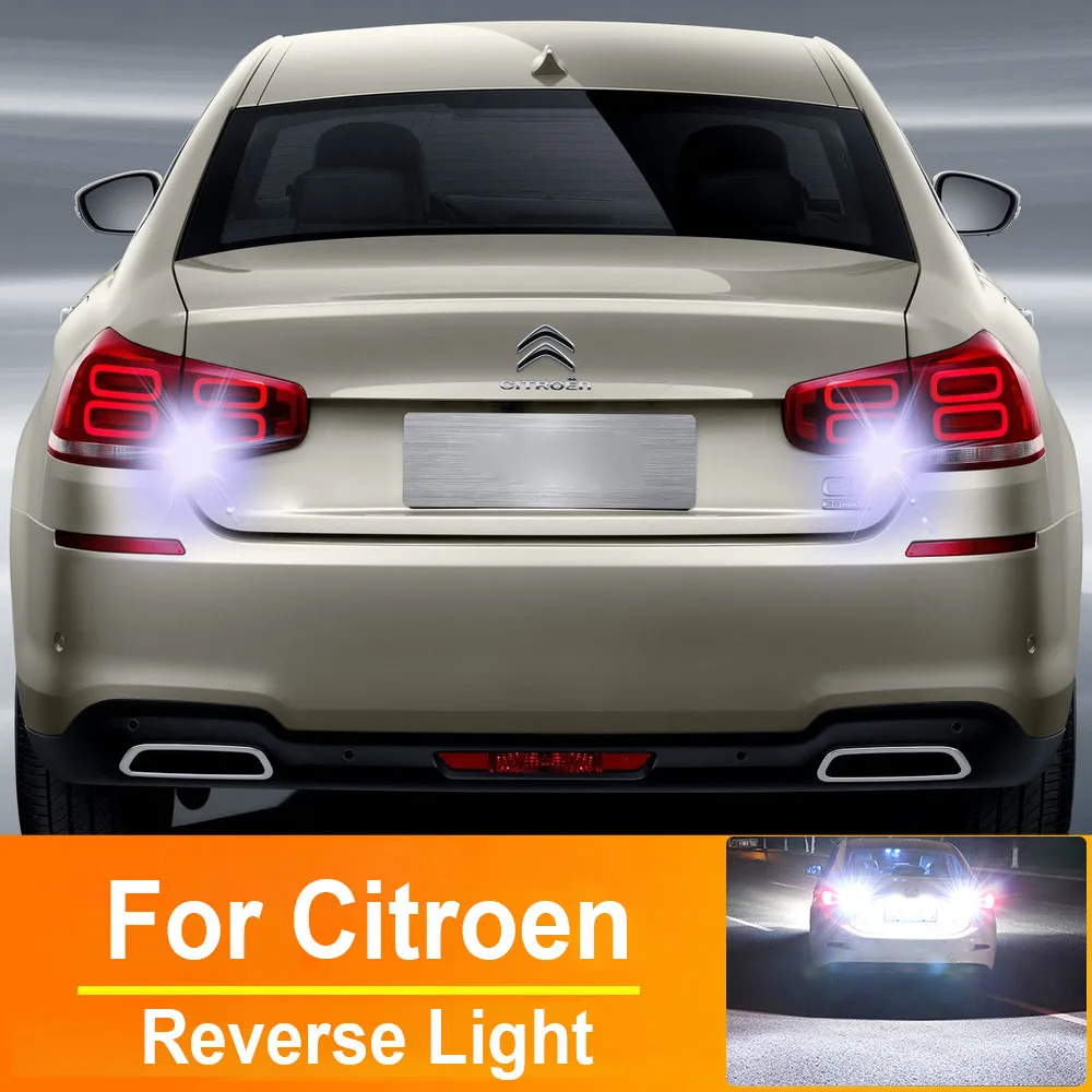 

2pcs LED Reverse Light Backup Lamp P21W BA15S 1156 For Citroen C1 C2 C3 C4 C5 C6 Grand Picasso Jumper Saxo Canbus Bulbs