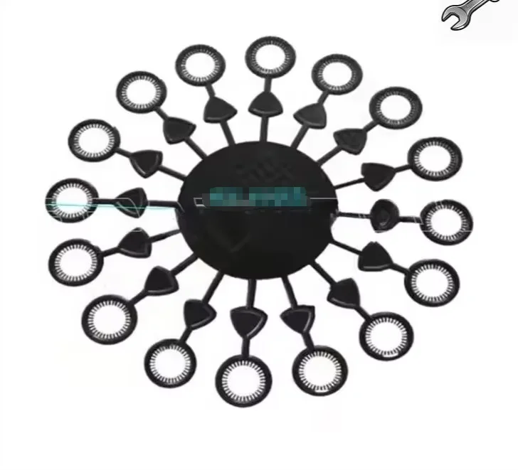 2pcs/lot Bubble 19.5cm Diameter Impeller Runner Vane Wheel For Stage Special Bubble Machine