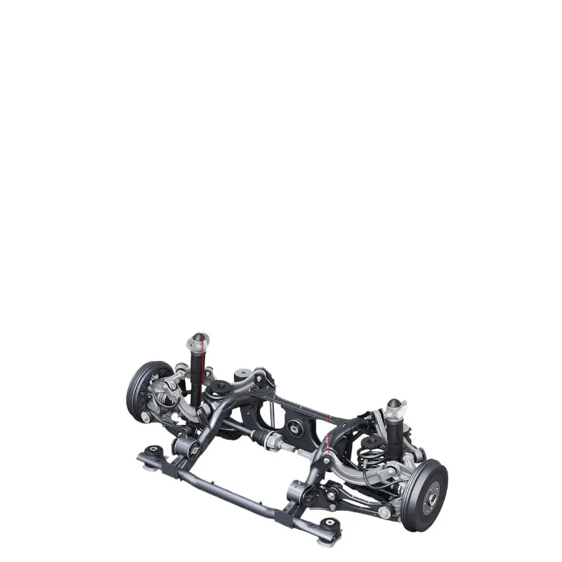 

Suspension curved arm, front upper swing arm, lower support straight arm