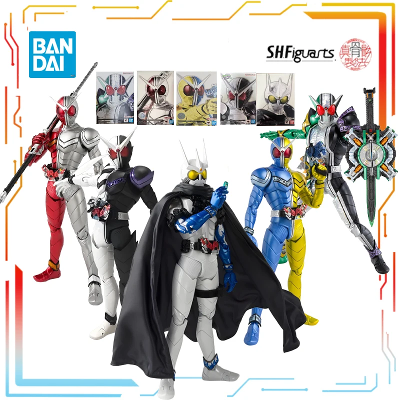 Bandai Original S. H. Figuarts (True Bone Carvings) Serie Kamen Rider Double Rider Anime Actionfigur Spielzeugmodell Geschenke für Jungen