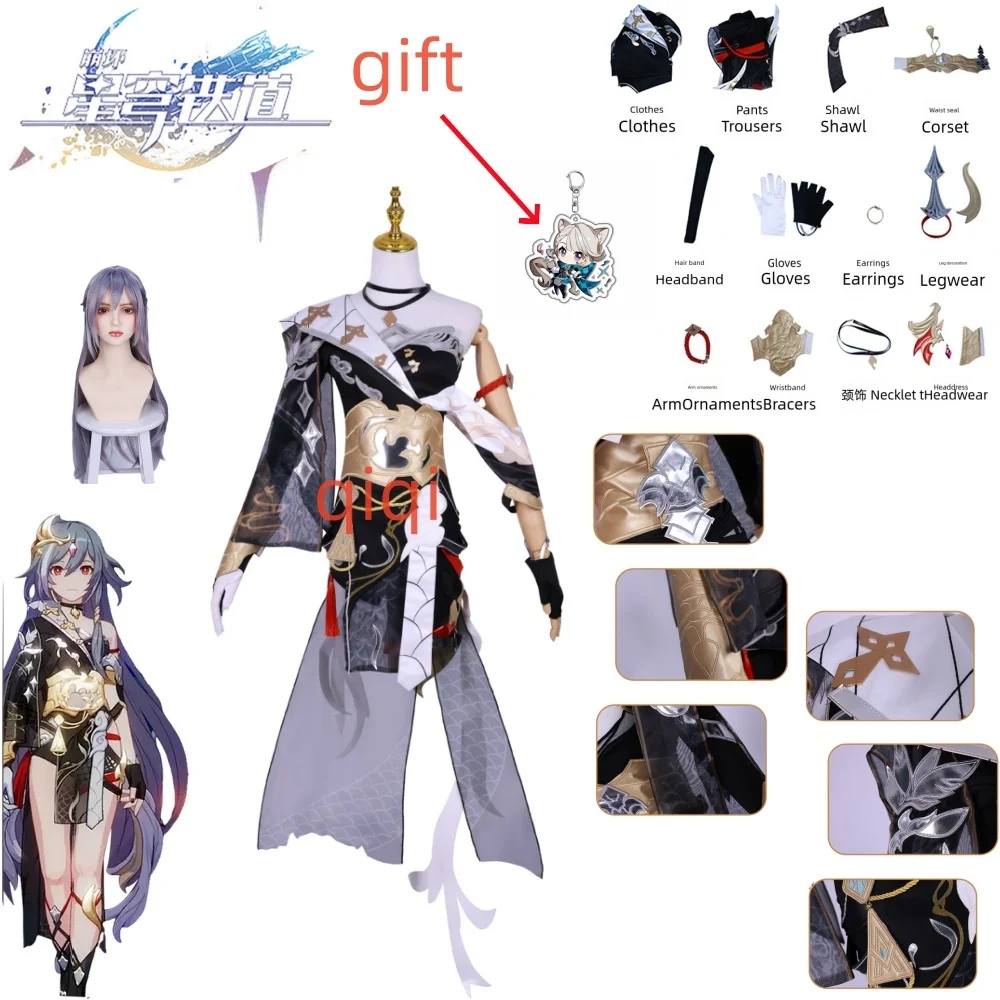 

Fu Hua Cosplay Game Honkai Impact 3rd Fu Hua Herrscher of Sentience Cosplay Costume Dress Anime Role Play Party Clothes